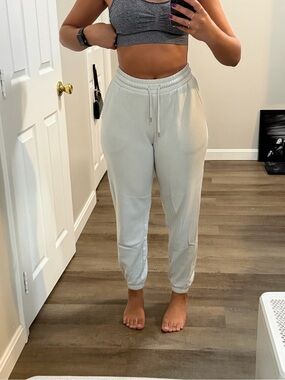 Neutral Cream Jogger Sweatpants - Comfortable Everyday Bottoms